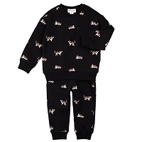 St Bernard Fleece Set 3-24m