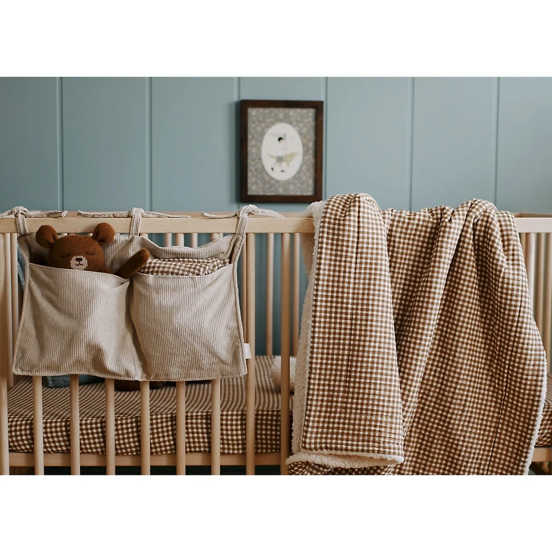 Sherpa And Muslin Blanket