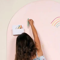 Magnetic Chalk Holder - White