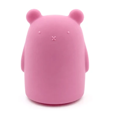 Silicone Piggy Bank – Bear – Strawberry Milk
