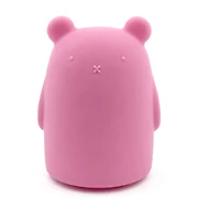 Silicone Piggy Bank – Bear – Strawberry Milk