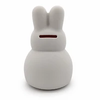 Silicone Piggy Bank – Bunny – Cream