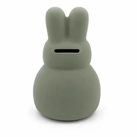 Silicone Piggy Bank – Bunny – Sage Green