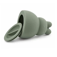 Tirelire en silicone – Lapin – Vert sauge