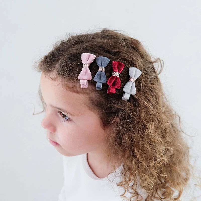 Barrettes Velour Noël (4)