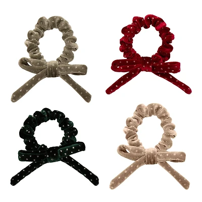 Chouchous Boucles Velours Noël