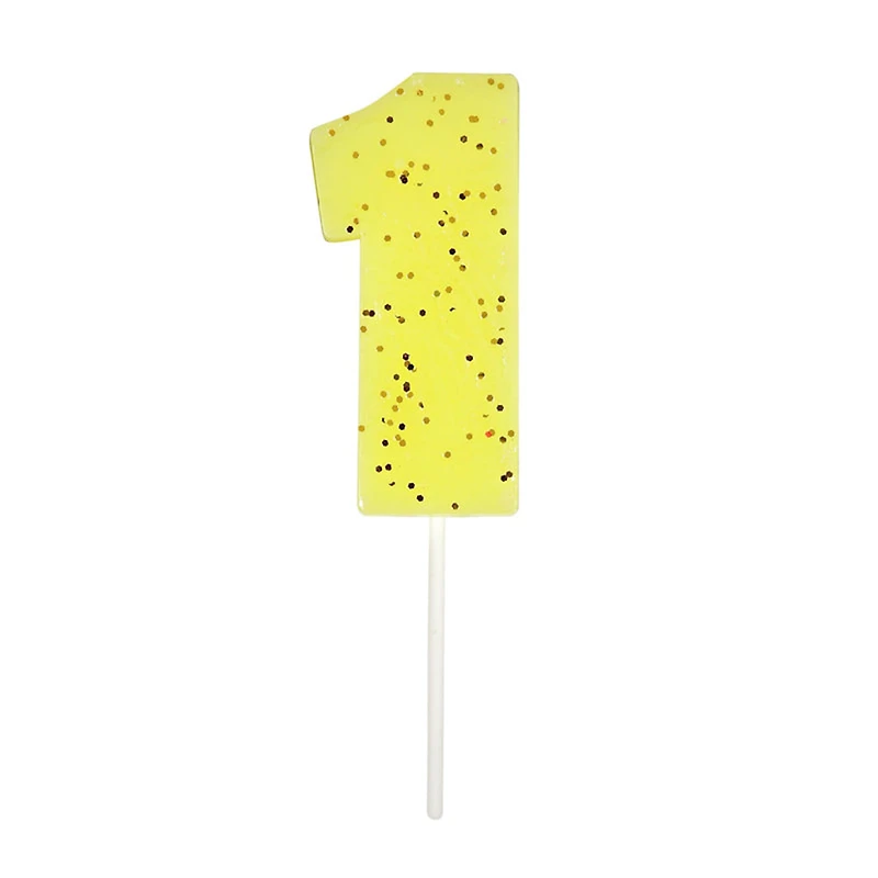 Bougie Numéro 1 Couelur Jaune