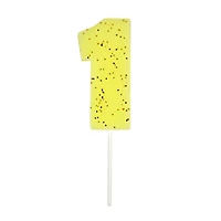 Bougie Numéro 1 Couelur Jaune