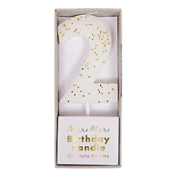 Bougie Numéro Couleur Blanche