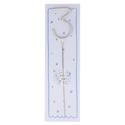 Number 3 Candle