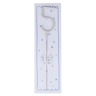 Number 5 Candle