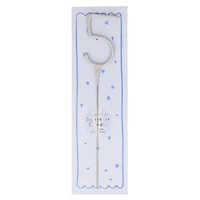 Number 5 Candle