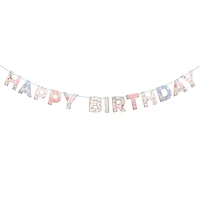 Guirlande Happy Birthday - Jardin Anglais