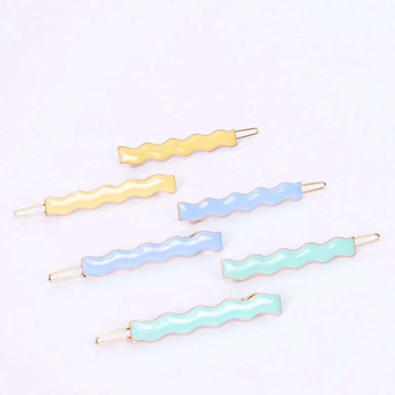 Rainbow Enamel Clips (12)