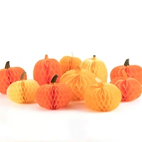 Citrouilles en papier alvéolé (x 10)