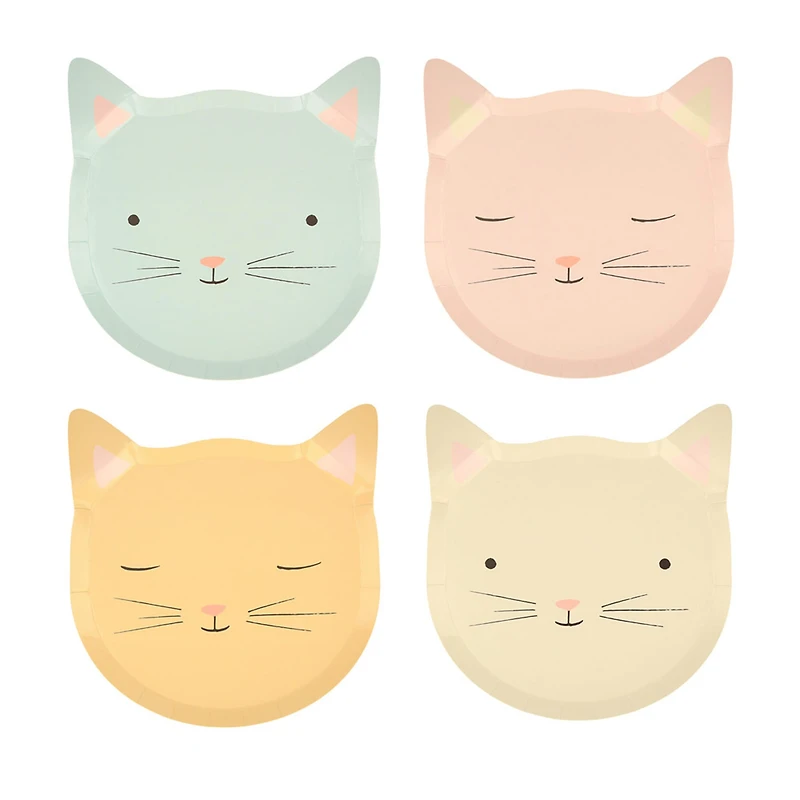 Assiettes de Carton (8) - Chatons Mignons