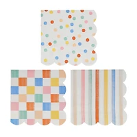 Colourful Pattern Large Napkins (16)