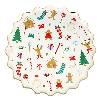 Jolly Christmas Dinner Plate (8)