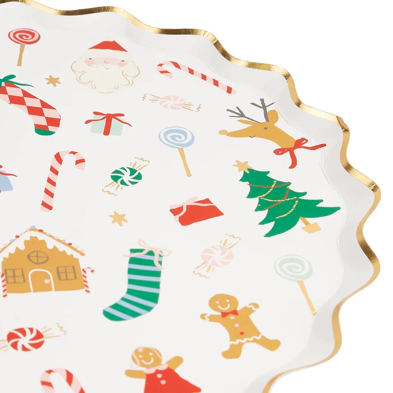 Jolly Christmas Dinner Plate (8)