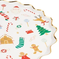 Jolly Christmas Dinner Plate (8)