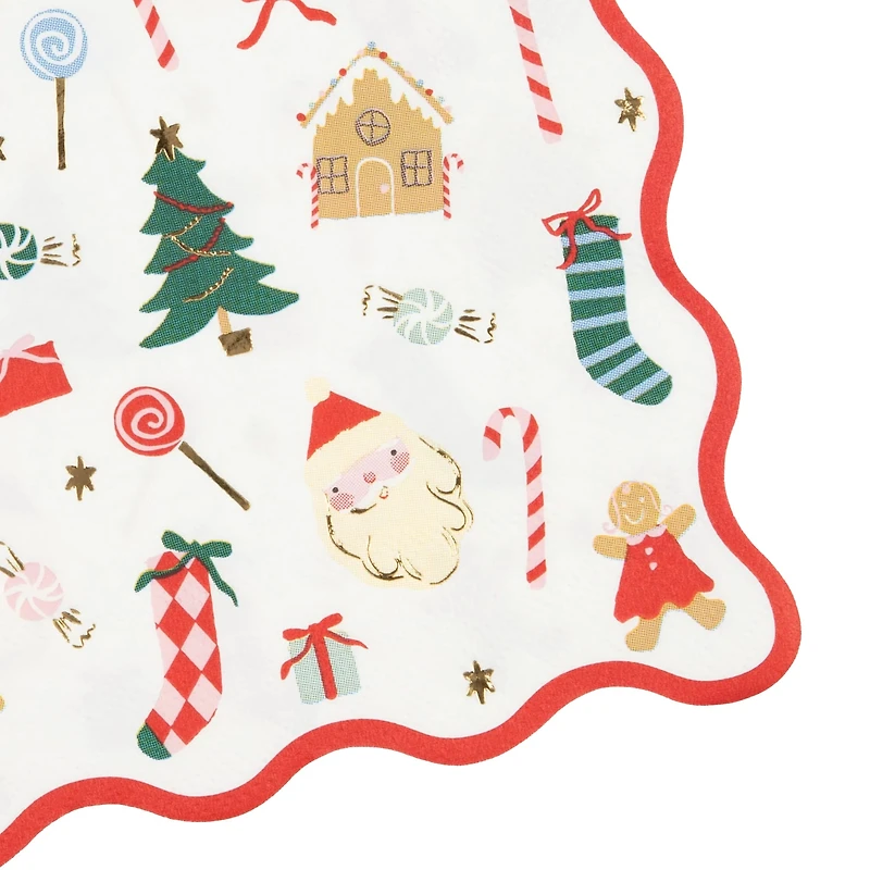 Jolly Christmas Large Napkins (16)