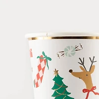 Verres en Carton (8) - Joyeux Noël