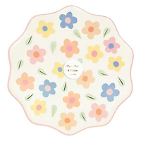 Happy Flowers Dinner Plates (8)