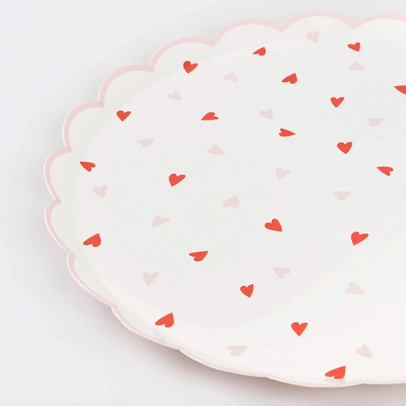 Heart Pattern Side Plates (8)