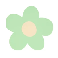 Daisy Shaped Napkins (16)
