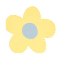 Daisy Shaped Napkins (16)