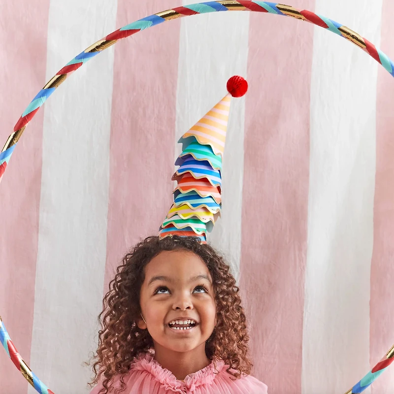 Stripe Party Hats (8)