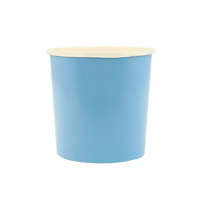 Verres en Carton (8) - Bleu