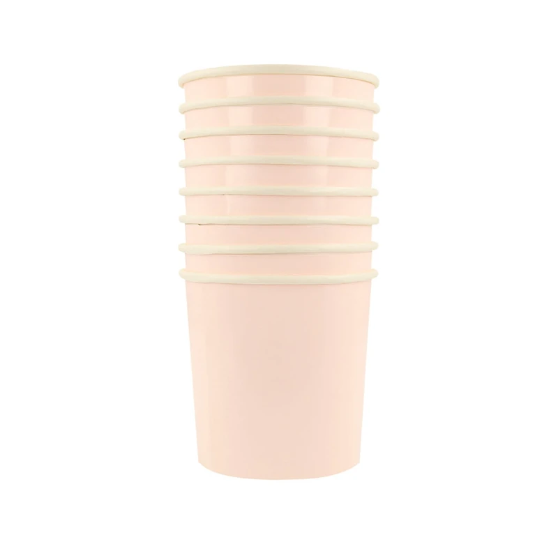 Verres en Carton (8) - Rose