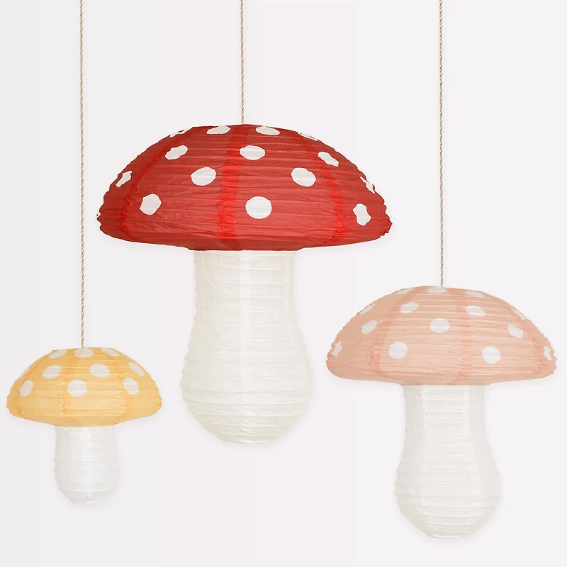 Mushroom Lanterns (3)