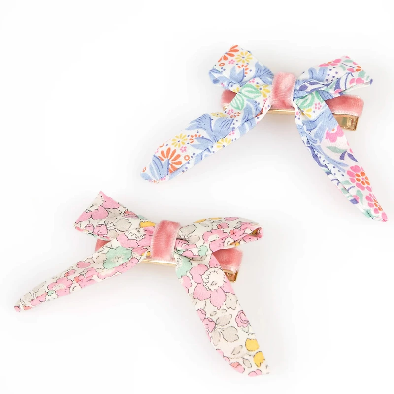 Barrettes Boucles Florales (4)