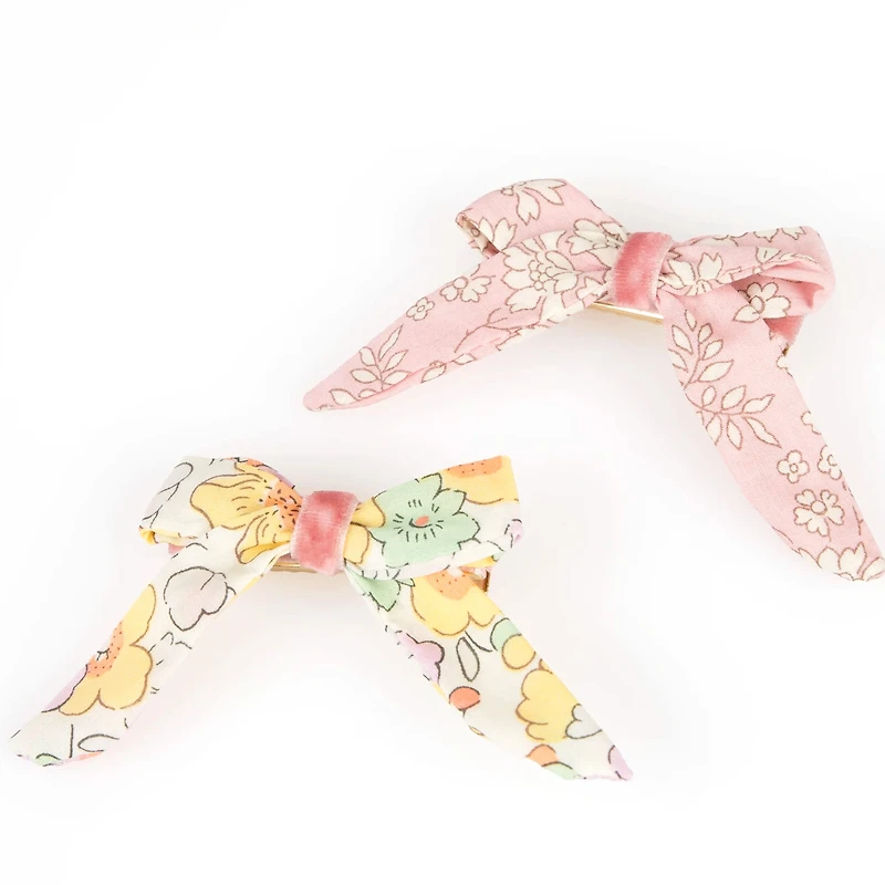 Barrettes Boucles Florales (4)