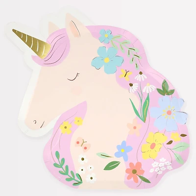 Meadow Unicorns Shaped Plates (8)
