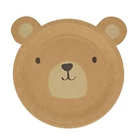 Woodland Bear Plates (8)
