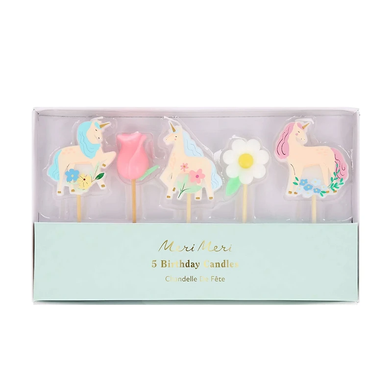 Meadow Unicorns Candles(5)