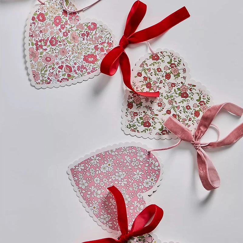 Meri Meri x Liberty Heart Garland
