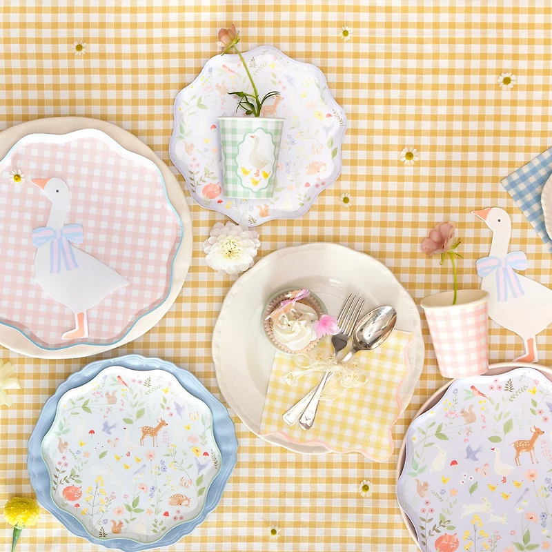 Assiettes de Carton (8) Petits Animaux