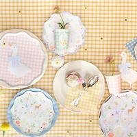 Assiettes de Carton (8) Petits Animaux