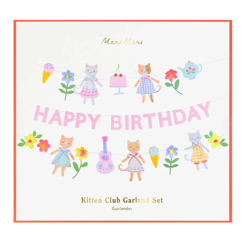 Kitten Club Garland Set