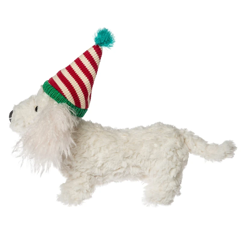 Putty Dachshund With Christmas Hat