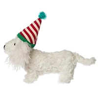 Putty Dachshund With Christmas Hat