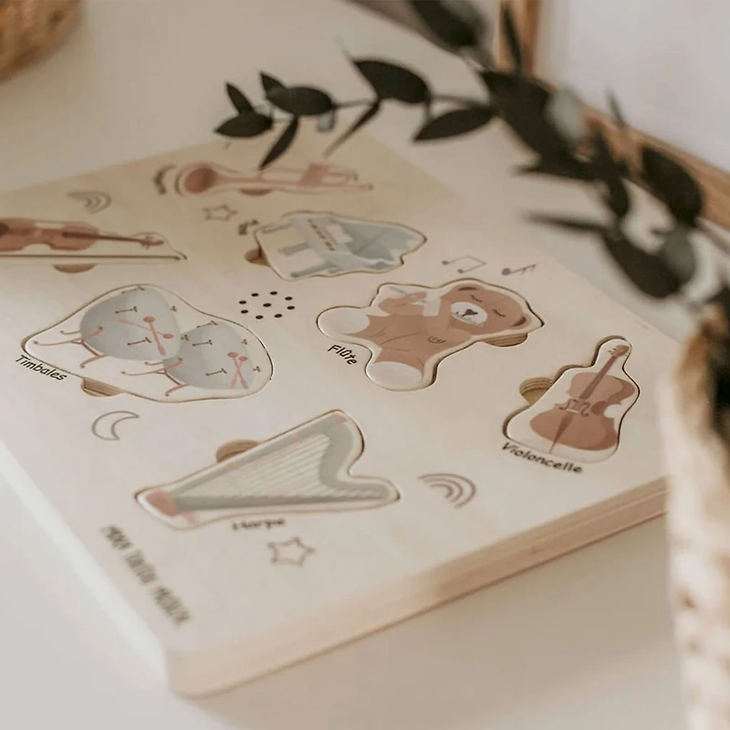 Casse-Tête en Bois Musical Moka