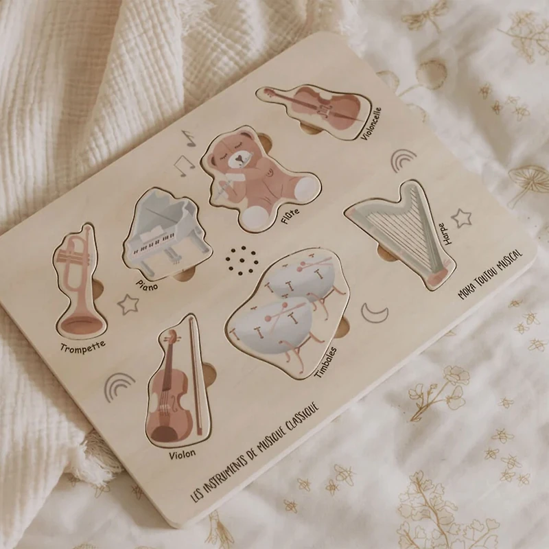 Casse-Tête en Bois Musical Moka