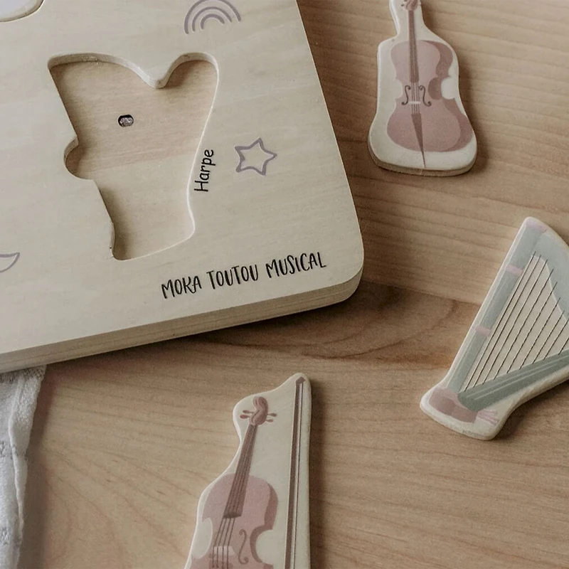 Casse-Tête en Bois Musical Moka