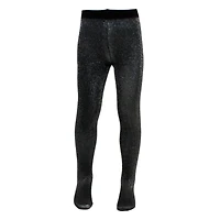 Black Lurex Tights  2-14y