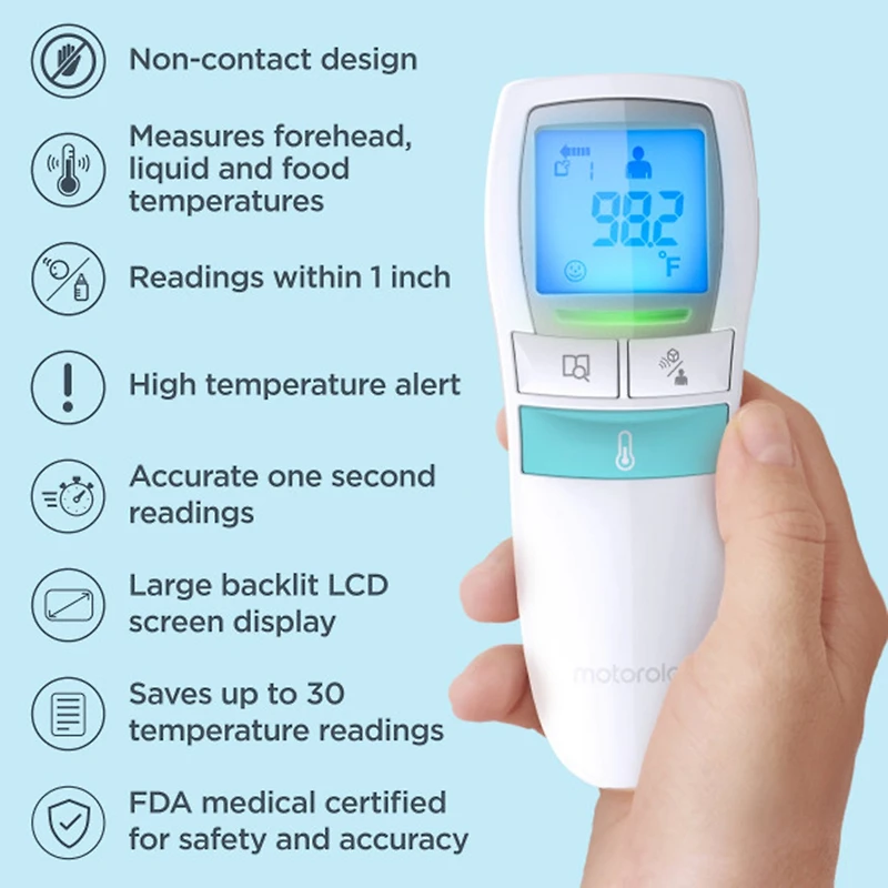 Care 3-In-1 Non-Contact Baby Thermometer °C / °F